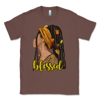 Chestnut Fall afro woman blessed Classic Tee - NancyCooperArtShop