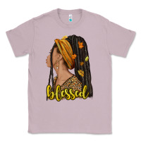 Lilac Fall afro woman blessed Classic Tee - NancyCooperArtShop