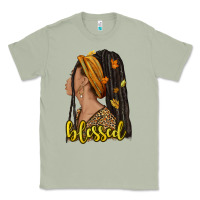 Matcha Fall afro woman blessed Classic Tee - NancyCooperArtShop
