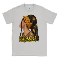 Moon Dust Fall afro woman blessed Classic Tee - NancyCooperArtShop