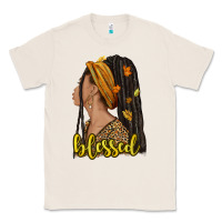 Natural Fall afro woman blessed Classic Tee - NancyCooperArtShop