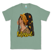 Sage Fall afro woman blessed Classic Tee - NancyCooperArtShop