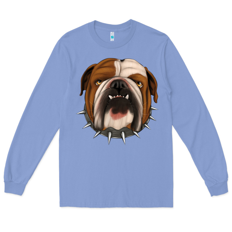 Bulldog Long Sleeve Tee by Jasminsmagicworld | Teevron