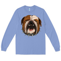 Colony Blue Bulldog Long Sleeve Tee - Jasminsmagicworld