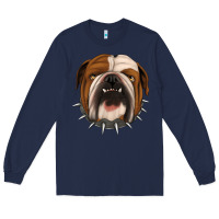 Navy Bulldog Long Sleeve Tee - Jasminsmagicworld