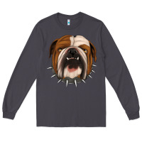 Smoke Bulldog Long Sleeve Tee - Jasminsmagicworld