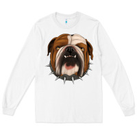 White Bulldog Long Sleeve Tee - Jasminsmagicworld