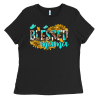 Black Blessed Mama Ladies Tee - texasbilliewilder