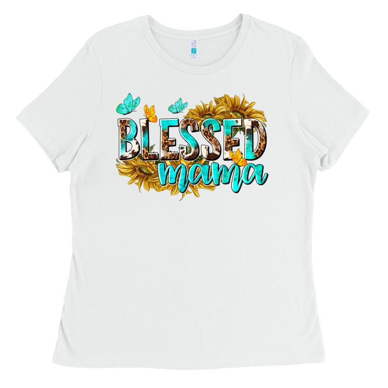 Blessed Mama Ladies Tee by texasbilliewilder | Teevron