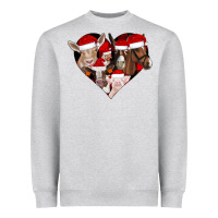 Farm Animals Christmas Heavyweight Sweatshirt | Teevron