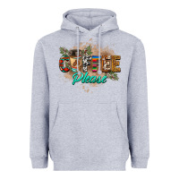 Heather Grey coffee please Heavyweight Hoodie - BarkalooDesign
