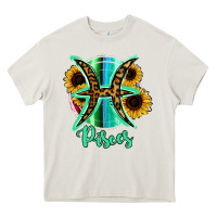 Cream Pisces Zodiac Heavy Core Tee - Bettercallsaul