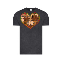 Vintage Black melanin skin tone heart black history Vintage Tee - CowGirlArtShop