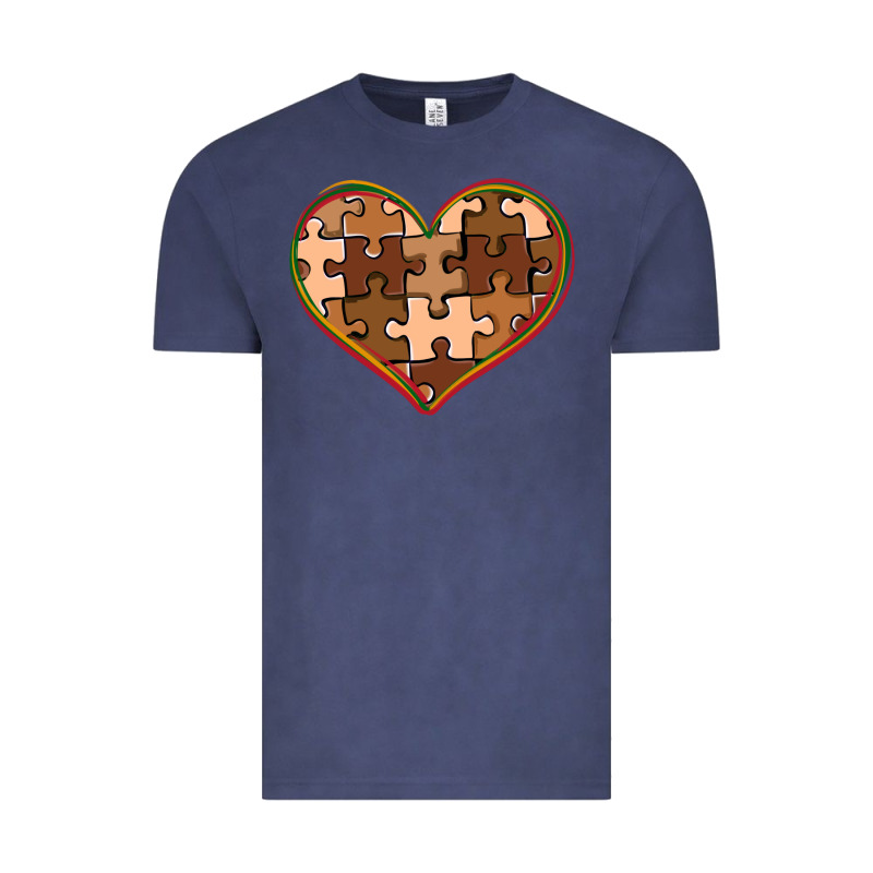 Melanin Skin Tone Heart Black History Vintage Tee by CowGirlArtShop | Teevron