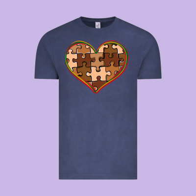 Melanin Skin Tone Heart Black History Vintage Tee Designed By Cowgirlartshop