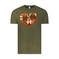 Vintage Olive melanin skin tone heart black history Vintage Tee - CowGirlArtShop