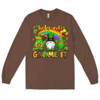 Chestnut St. Patrick's Lucky and i gnome it Long Sleeve Tee - OliviaCreatesArt
