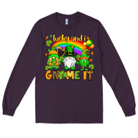 Plum St. Patrick's Lucky and i gnome it Long Sleeve Tee - OliviaCreatesArt