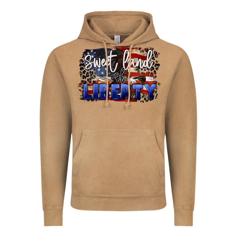 Sweet Land Of Liberty 4th Of July Vintage Hoodie by CowGirlArtShop | Teevron