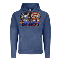 Vintage Denim Sweet land of liberty 4th of july Vintage Hoodie - CowGirlArtShop
