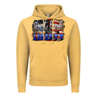 Vintage Mustard Sweet land of liberty 4th of july Vintage Hoodie - CowGirlArtShop