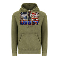 Vintage Olive Sweet land of liberty 4th of july Vintage Hoodie - CowGirlArtShop