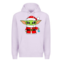 Lilac baby yoda christmas santa claus Premium Hoodie - trangStudio