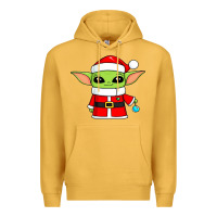 Mustard baby yoda christmas santa claus Premium Hoodie - trangStudio