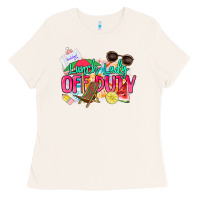 Bone Lunch lady off duty Ladies Tee - NancyCooperArtShop