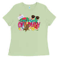 Matcha Lunch lady off duty Ladies Tee - NancyCooperArtShop