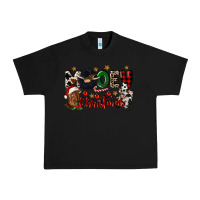 Black mooey christmas Urban Heavy Tee - CowGirlArtShop