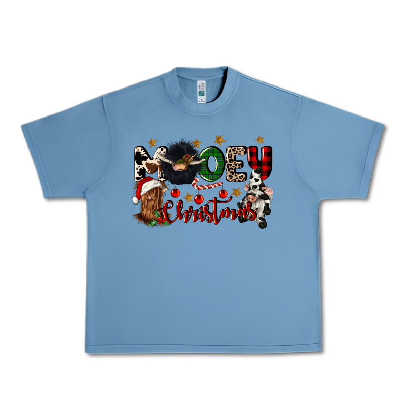 Mooey Christmas Urban Heavy Tee by CowGirlArtShop | Teevron