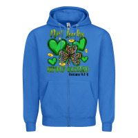 True Royal not lucky simply blessed Zipper Hoodie - Artiststas