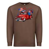 Chestnut american truck 4th of july Premium Sweatshirt - BarkalooDesign