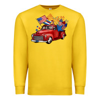 Lemon american truck 4th of july Premium Sweatshirt - BarkalooDesign