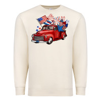 Sandshell american truck 4th of july Premium Sweatshirt - BarkalooDesign