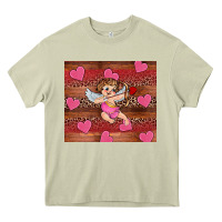 Mossy valentine's day cupid heart Heavy Core Tee - RanaPortraitStore