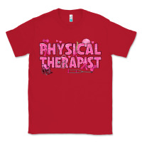 Red breast cancer physical therapist Classic Tee - texasbilliewilder