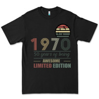 Black Vintage 1970 Limited Edition 50 Years Of Being Awe Premium Tee - Bettercallsaul