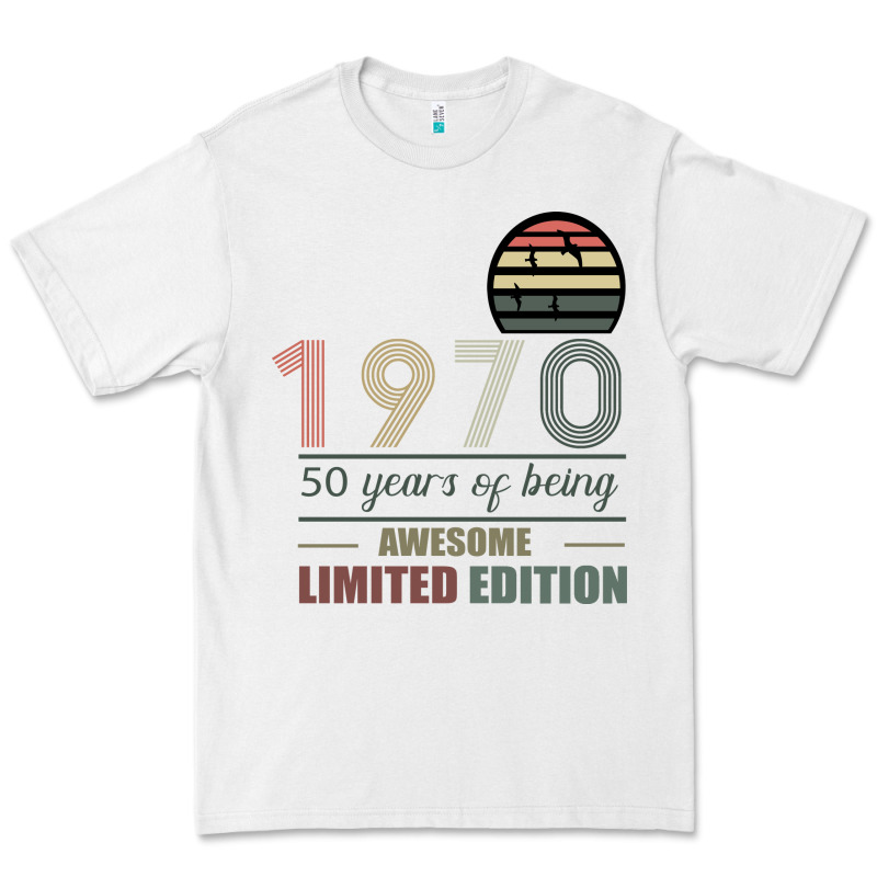 Vintage 1970 Limited Edition 50 Years Of Being Awe Premium Tee by Bettercallsaul | Teevron