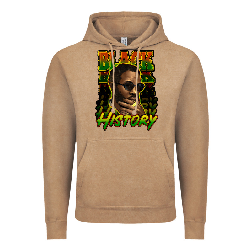 Black History Afro Man Vintage Hoodie by HowdyJamesFarm | Teevron