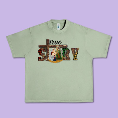 True Story Holy Family Urban Heavy Tee Designed By Ranaportraitstore