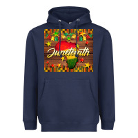 Navy Juneteenth Heavyweight Hoodie - BarkalooDesign