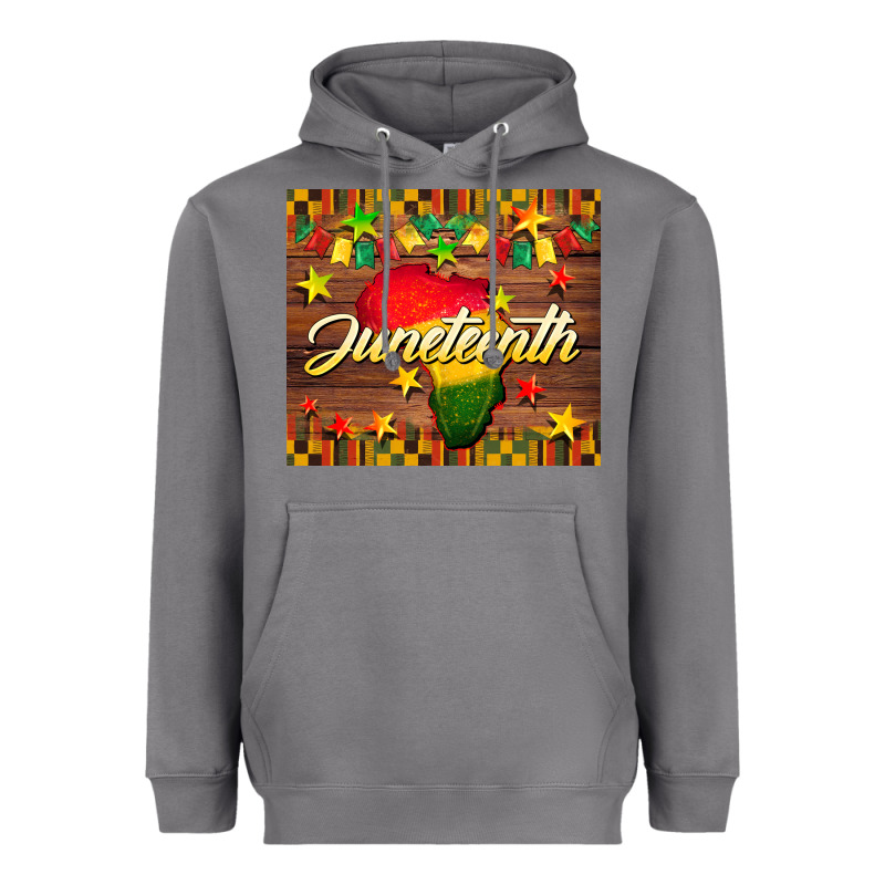 Juneteenth Heavyweight Hoodie by BarkalooDesign | Teevron