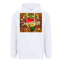White Juneteenth Heavyweight Hoodie - BarkalooDesign