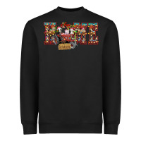 Black home Christmas farm animals Heavyweight Sweatshirt - CowhideDigitalArt