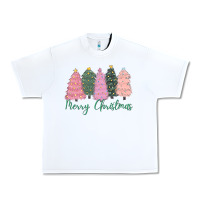 White merry christmas trees Urban Heavy Tee - CowGirlArtShop