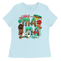 Baby Blue Dog Mama Ladies Tee - texasbilliewilder