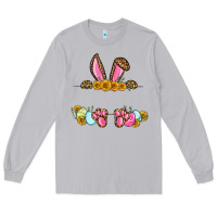 Moon Dust Western Easter bunny name frame Long Sleeve Tee - OliviaCreatesArt