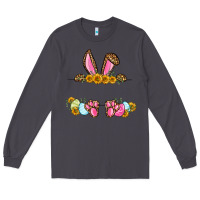 Smoke Western Easter bunny name frame Long Sleeve Tee - OliviaCreatesArt